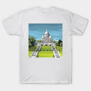 Montmartre Sacre Coeur, Paris T-Shirt